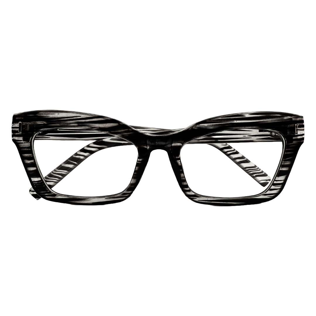 Tuxedo eyeglasses