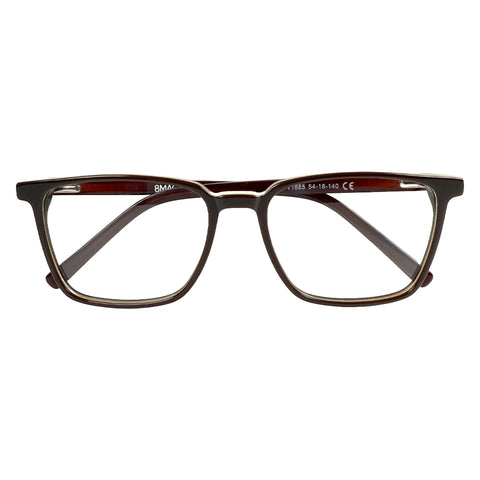 Blessing eyeglasses  -  Wide fit prescription frames in deep brown