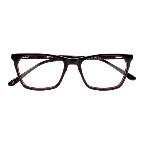 Celeste eyeglasses  -  Medium fit prescription frames in wine red